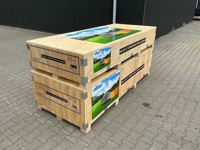 Field industries 2838 metalen overkapping / staalconstructie 93 m2 / 11,65x7,99 meter - afbeelding 1 van  8