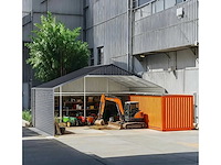 Field industries 2838 metalen overkapping / staalconstructie 93 m2 / 11,65x7,99 meter - afbeelding 9 van  14