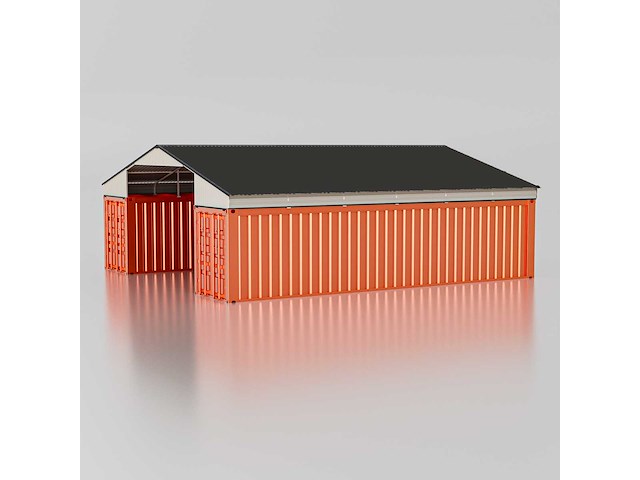 Field industries 3640-191 metalen garage 12,19x11,18 meter (136 m2) - afbeelding 7 van  10