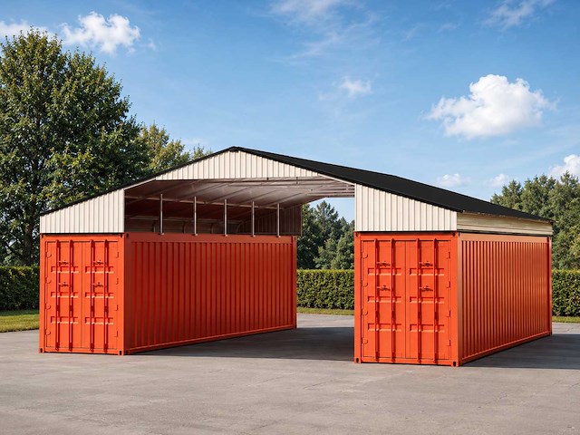 Field industries 3640-191 metalen garage 12,19x11,18 meter (136 m2) - afbeelding 1 van  14