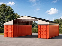 Field industries 3640-191 metalen garage 12,19x11,18 meter (136 m2) - afbeelding 1 van  14