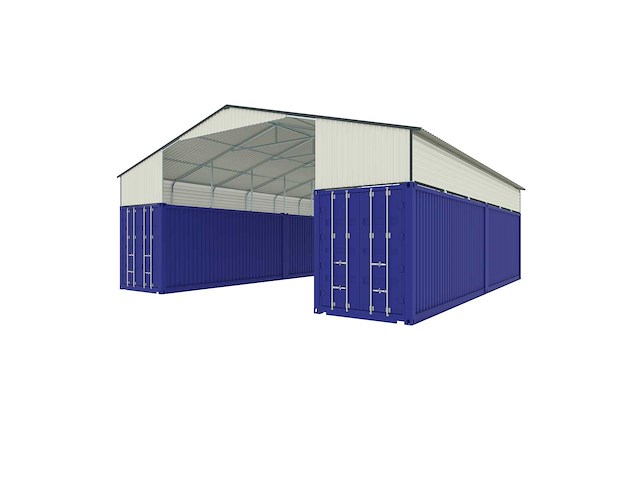 Field industries 3640-260 metalen overkapping/carport 12,19x11,15 meter (136 m2) - afbeelding 13 van  14