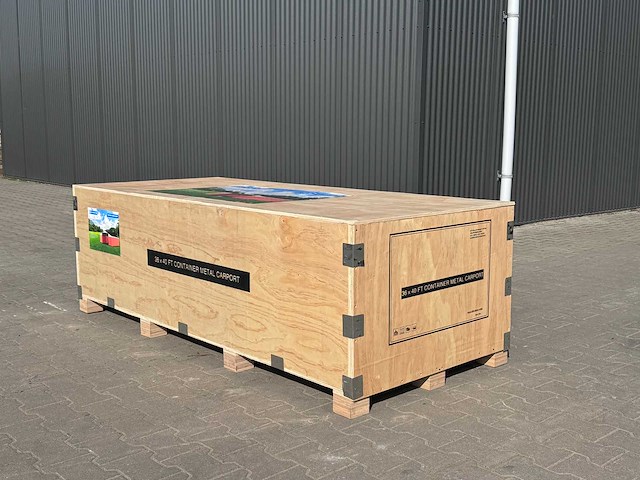 Field industries 3640-260 metalen overkapping/carport 12,19x11,15 meter (136 m2) - afbeelding 5 van  14