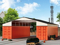 Field industries 3640-260 metalen overkapping/carport 12,19x11,15 meter (136 m2) - afbeelding 1 van  14