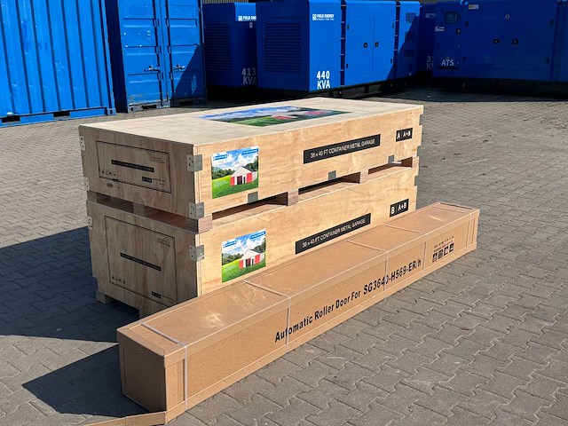 Field industries 3640-569 metalen garage/shelter 12,34x10,91 meter (135 m2) - afbeelding 2 van  10