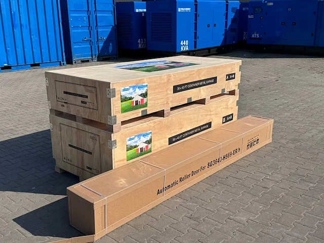 Field industries 3640-569 metalen garage/shelter 12,34x10,91 meter (135 m2) - afbeelding 2 van  12
