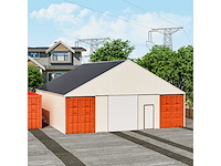 Field industries 3640-569 metalen garage/shelter 12,34x10,91 meter (135 m2) - afbeelding 7 van  12