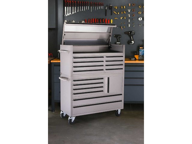 Field industries 4114 inox rvs premium werkplaatskast - afbeelding 1 van  5