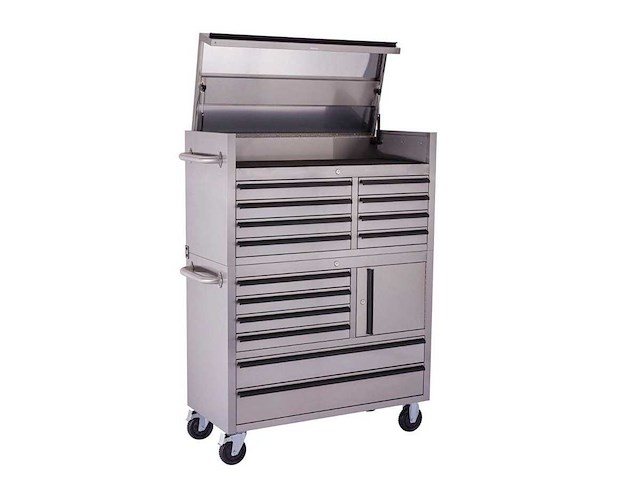 Field industries 4114 inox rvs premium werkplaatskast - afbeelding 2 van  5