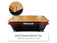 Field industries 7215 black premium gereedschapswagen/werkplaatskast - afbeelding 5 van  18