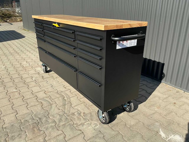 Field industries 7215 black premium gereedschapswagen/werkplaatskast - afbeelding 17 van  18
