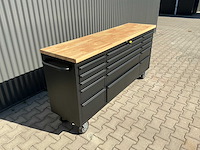 Field industries 7215 black premium gereedschapswagen/werkplaatskast - afbeelding 6 van  11