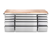 Field industries 7215 inox rvs premium gereedschapswagen/werkplaatskast - afbeelding 15 van  26