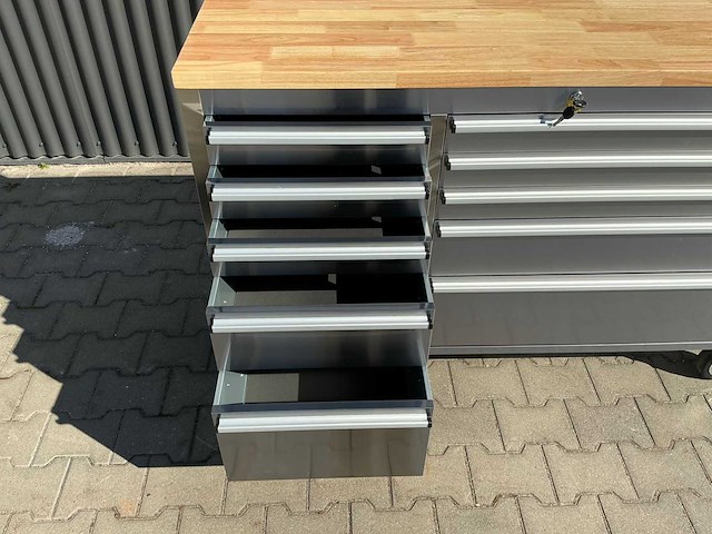 Field industries 7215 inox rvs premium gereedschapswagen/werkplaatskast - afbeelding 25 van  26