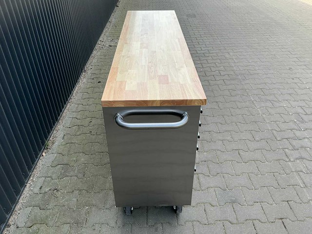 Field industries 7215 inox rvs premium gereedschapswagen/werkplaatskast - afbeelding 6 van  26