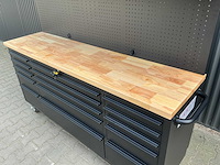 Field industries 7218 black coated premium werkplaatskast - afbeelding 8 van  10