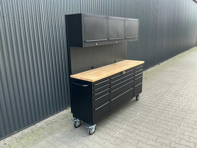 Field industries 7218 black coated premium werkplaatskast - afbeelding 10 van  16