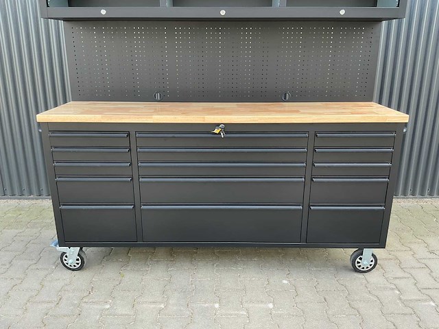 Field industries 7218 black coated premium werkplaatskast - afbeelding 12 van  16
