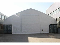 Field industries c5080sp shelter tussen 2 containers - afbeelding 2 van  5