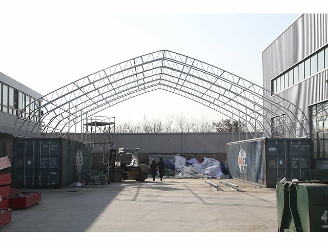 Field industries c5080sp shelter tussen 2 containers - afbeelding 5 van  5