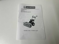 Field industries fs-600 e-start veegmachine - afbeelding 8 van  13