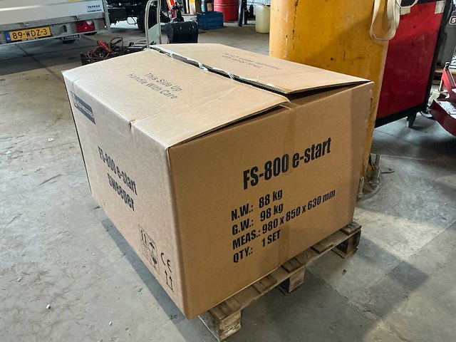 Field industries fs-800 e-start veegmachine - afbeelding 7 van  13