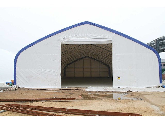 Field industries hangar / opslagshelter 36,60x15,25x7,02 meter / 50-120-23dp - afbeelding 1 van  11