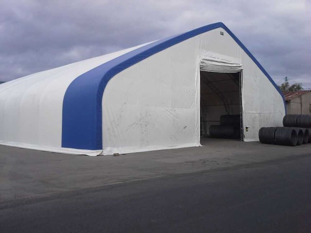 Field industries hangar / opslagshelter 61,00x21,35x8,54 meter / 70-200-28dp - afbeelding 1 van  6