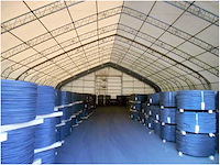 Field industries hangar / opslagshelter 61,00x21,35x8,54 meter / 70-200-28dp - afbeelding 5 van  6