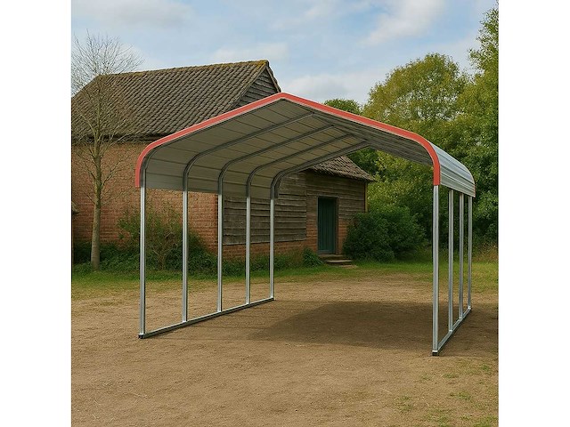 Field industries m1220ts metalen carport / overkapping 6,10x3,66 meter (22 m2) - afbeelding 3 van  6