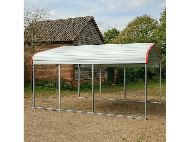 Field industries m1220ts metalen carport / overkapping 6,10x3,66 meter (22 m2) - afbeelding 5 van  6