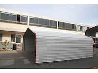 Field industries metalen garage / overkapping 6,10x6,10 meter (37 m2) - afbeelding 4 van  6