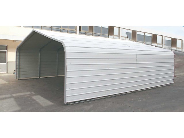 Field industries metalen garage / overkapping 6,10x6,10 meter (37 m2) - afbeelding 5 van  6