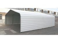 Field industries metalen garage / overkapping 6,10x6,10 meter (37 m2) - afbeelding 5 van  6