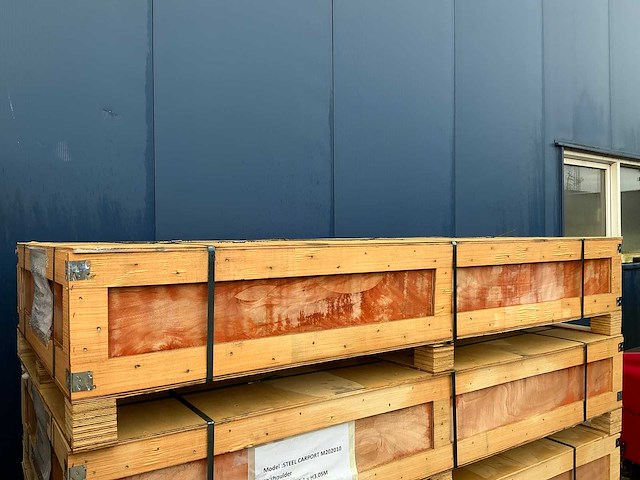 Field industries metalen garage / overkapping 6,10x6,10 meter (37 m2) - afbeelding 6 van  6