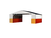 Field industries metalen garage / staalconstructie 93 m2: 11,65x7,99 meter - afbeelding 4 van  9