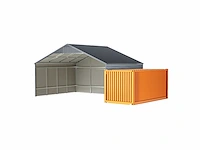 Field industries metalen garage / staalconstructie 93 m2: 11,65x7,99 meter - afbeelding 6 van  11