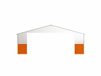 Field industries metalen garage / staalconstructie 93 m2: 11,65x7,99 meter - afbeelding 7 van  10