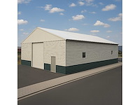 Field industries metalen opslagloods / bedrijfshal 15x13 meter (195 m2) - afbeelding 10 van  12