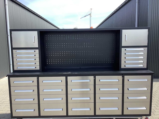 Field industries rvs stainless werkplaatskast - afbeelding 5 van  7