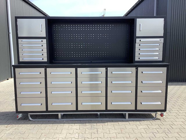 Field industries rvs stainless werkplaatskast - afbeelding 1 van  12