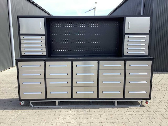 Field industries rvs stainless werkplaatskast - afbeelding 1 van  1