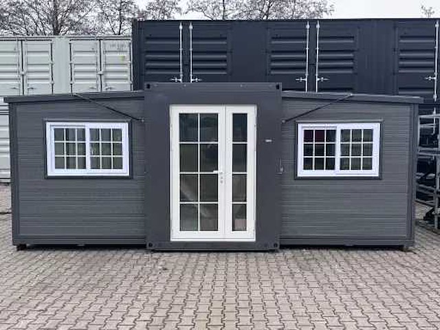 Field mobiele woonunit / tiny home / chalet met 2 slaapkamers + keuken - afbeelding 46 van  49