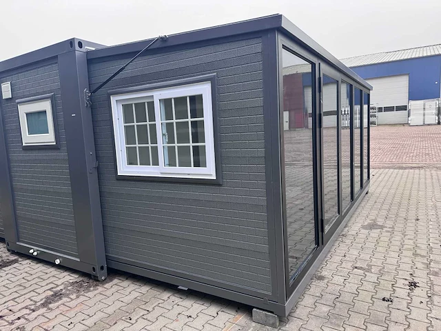 Field mobiele woonunit / tiny home / chalet met 2 slaapkamers + keuken - afbeelding 48 van  49
