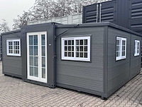 Field mobiele woonunit / tiny home / chalet met 2 slaapkamers + keuken - afbeelding 10 van  46