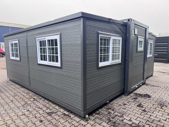 Field mobiele woonunit / tiny home / chalet met 2 slaapkamers + keuken - afbeelding 44 van  46