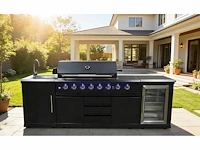 Field outdoor black collection 3-delige buitenkeuken