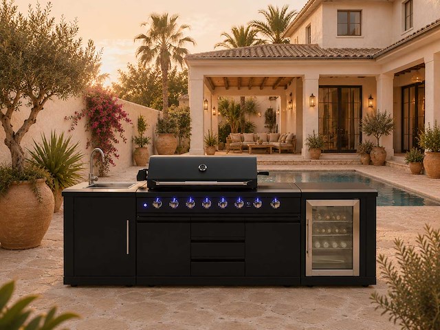 Field outdoor black collection 3-delige buitenkeuken - afbeelding 1 van  10