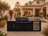Field outdoor black collection 3-delige buitenkeuken - afbeelding 1 van  10
