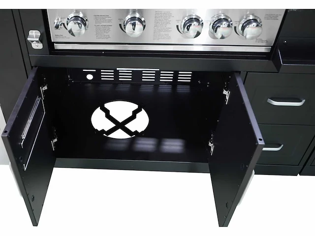 Field outdoor black collection 5-delige buitenkeuken - afbeelding 7 van  8